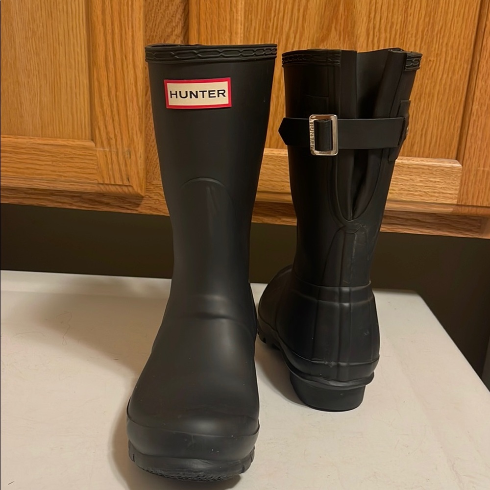 Hunter Black Rain Boots